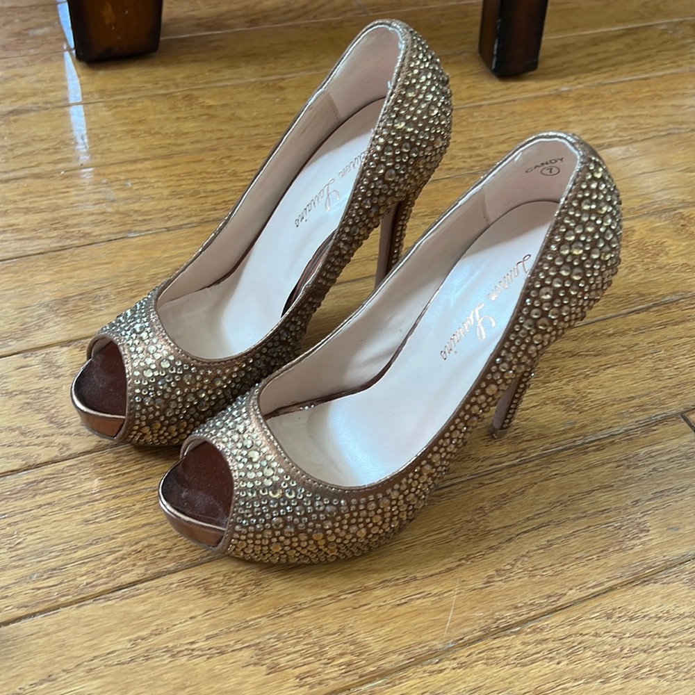 Gold heels